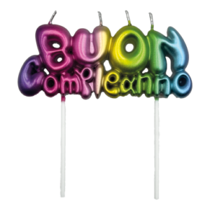 Candeline Sagomate Buon Compleanno